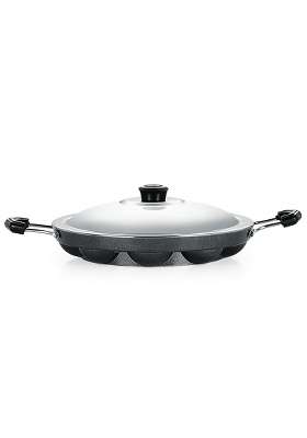 NIRLON Non-Stick 12 Cavity Appam Paniyarakkal