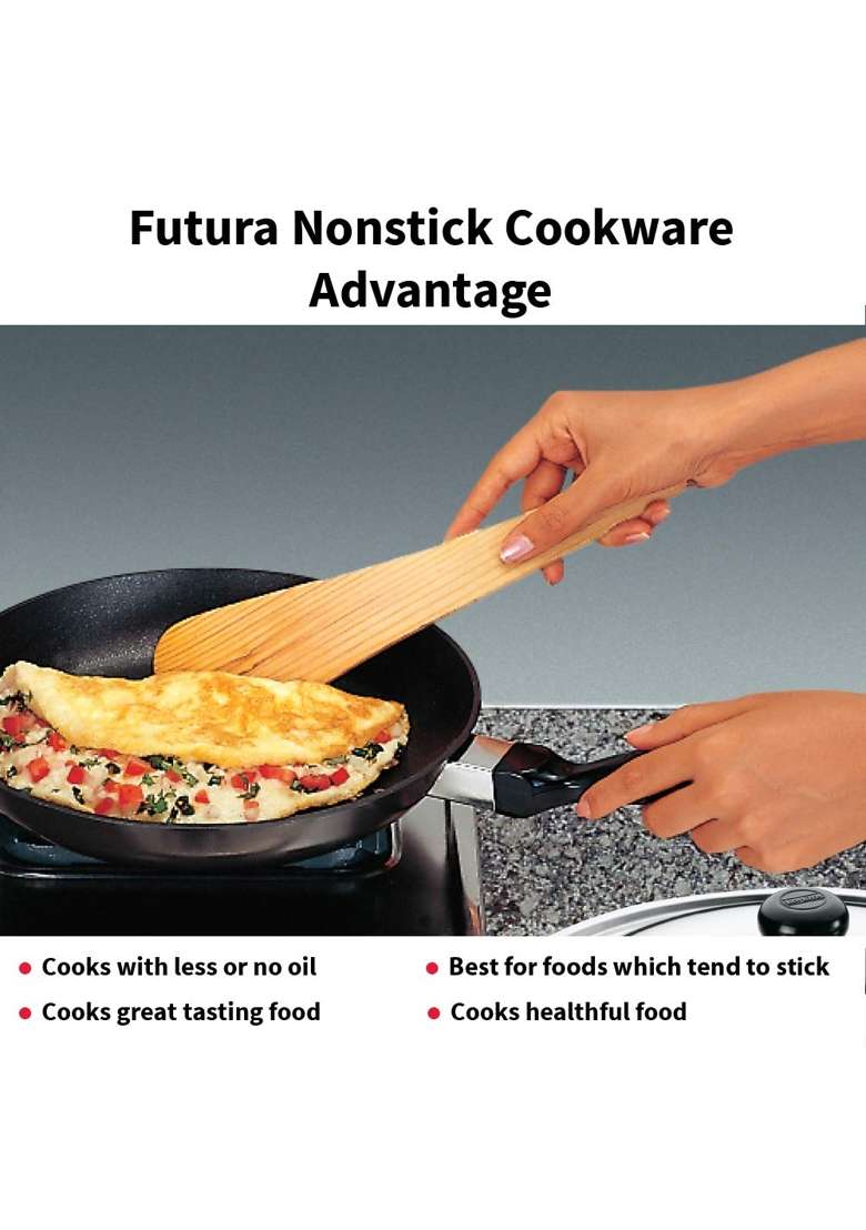 Hawkins Futura Nonstick Frying Pan | 20 cm | 7.9 Inch | Induction Compatible - Indya