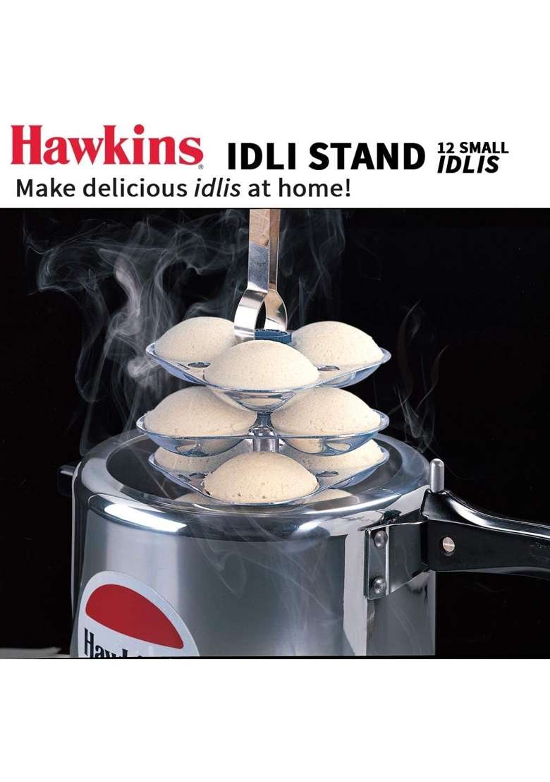 Hawkins Mini Idli Stand 12 Mini Idlis | 3 L | 3.2 Qt - Indya