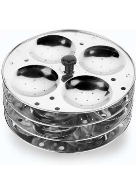 K.U.H.. Stainless Steel Idli Stand for Pressure Cooker and Steamer | Food Safe