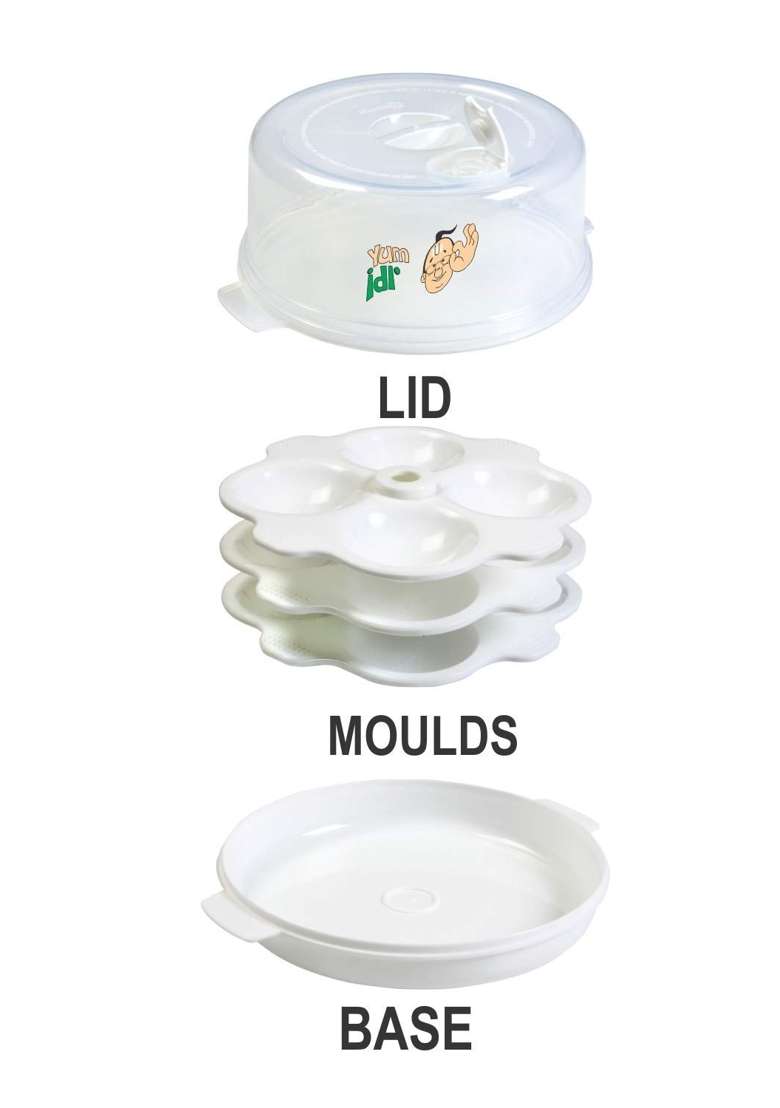 Nayasa Plastic Idli Maker White | 3 L | 3.2 Qt - Indya