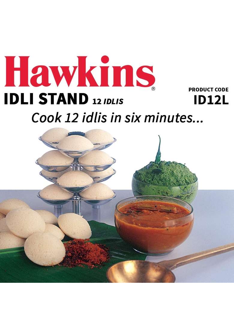 Hawkins Idli Stand 12 Idlis | 5 L | 5.3 Qt - Indya