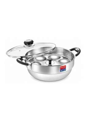 Prestige Triply Splendor Multikadai with Glass Lid | 28 cm | 11 Inch | Induction Compatible