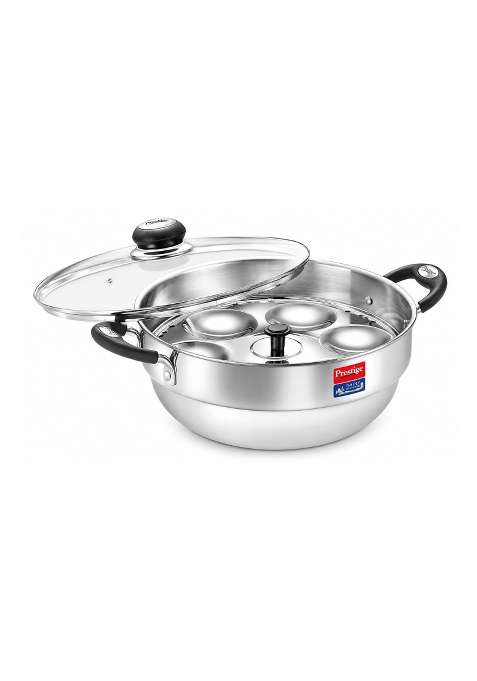 Prestige Triply Splendor Multikadai with Glass Lid | 28 cm | 11 Inch | Induction Compatible