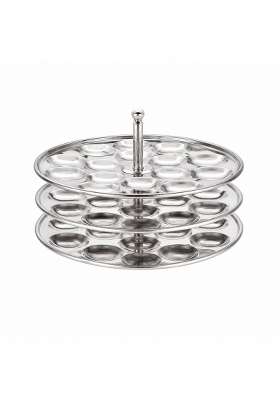 NYRA Stainless Steel Mini Idli Stand | 5 L | 5.3 Qt | Dishwasher Safe | Food Safe | Rust Resistant