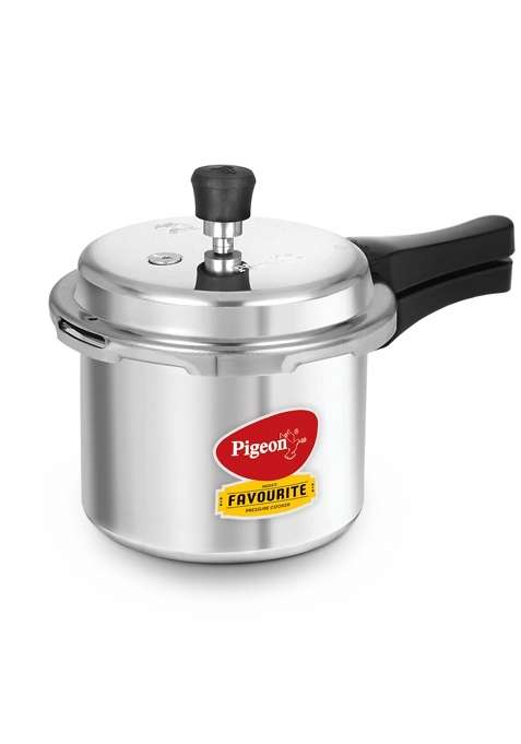 Pigeon By Stovekraft Favourite Outer Lid Non Induction Aluminium Pressure Cooker | 3 L | 3.2 Qt