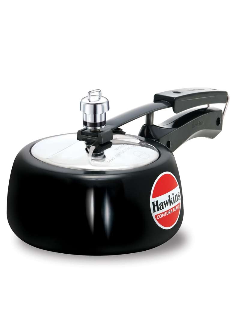 Hawkins Contura Black Pressure Cooker | 1.5 L | 1.6 Qt - Indya