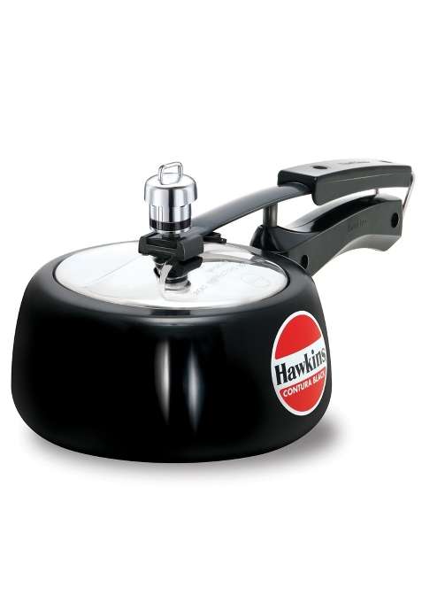 Hawkins Contura Black Pressure Cooker | 1.5 L | 1.6 Qt