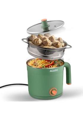 AGARO Regency Multipurpose Kettle with Steamer | 1.2 L | 1.3 Qt