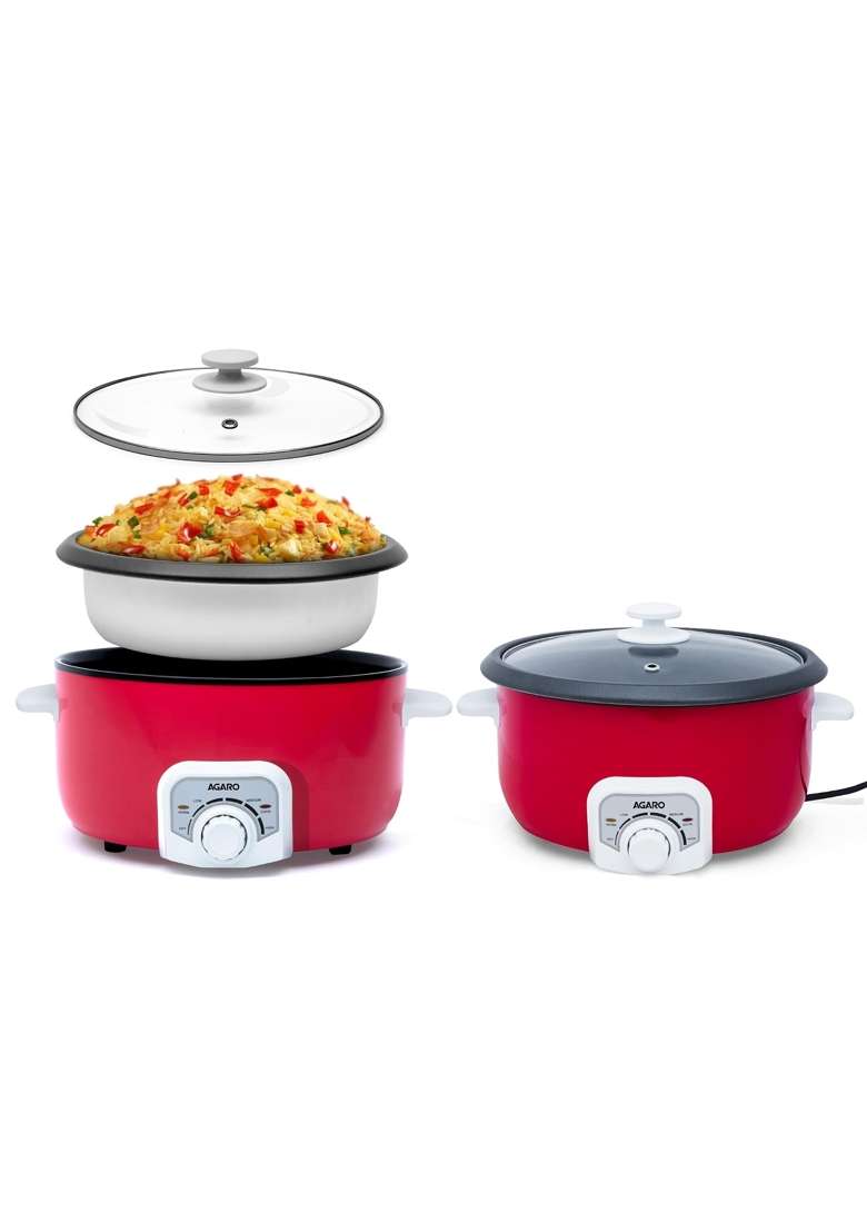 AGARO Regal Electric Multi Cooking Pot | 3 L | 3.2 Qt - Indya