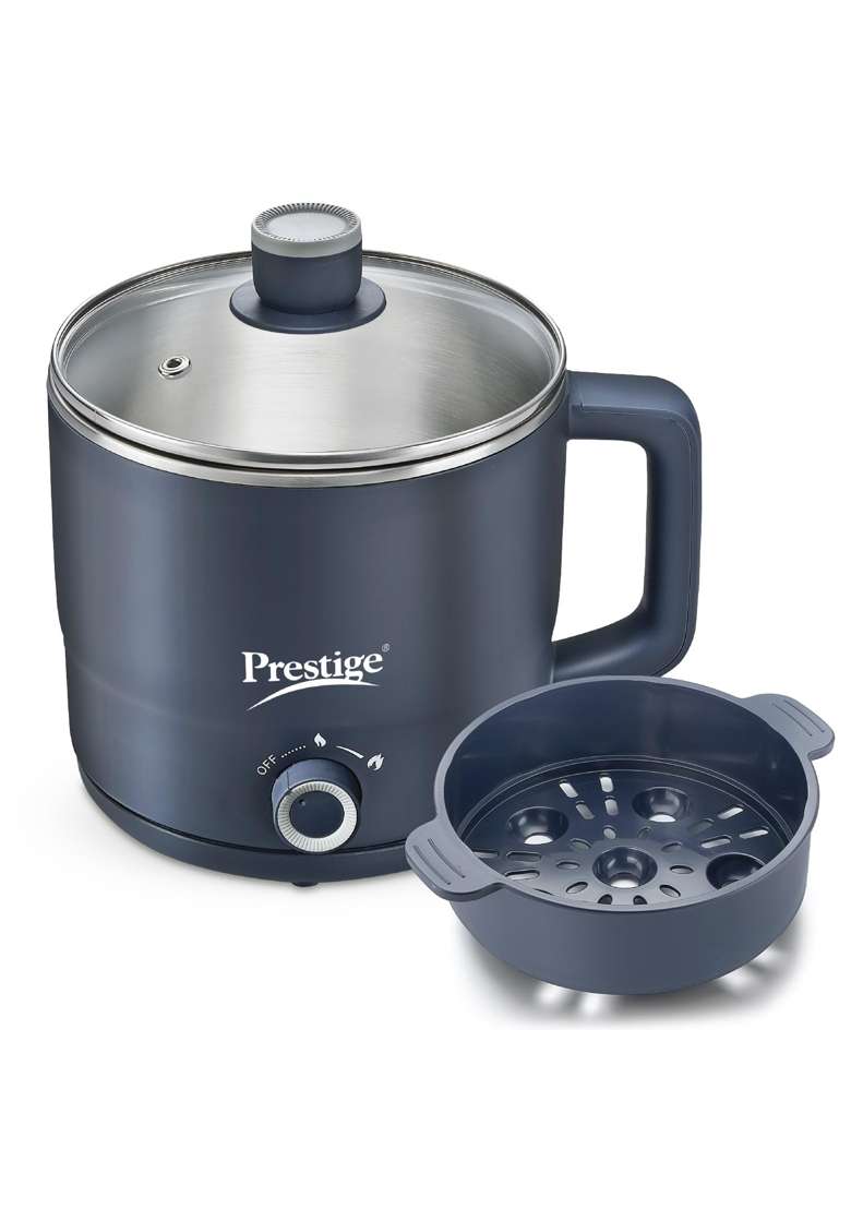 Prestige Multi-Cooker with Steamer and Egg Rack | 1.5 L | 1.6 Qt - Indya