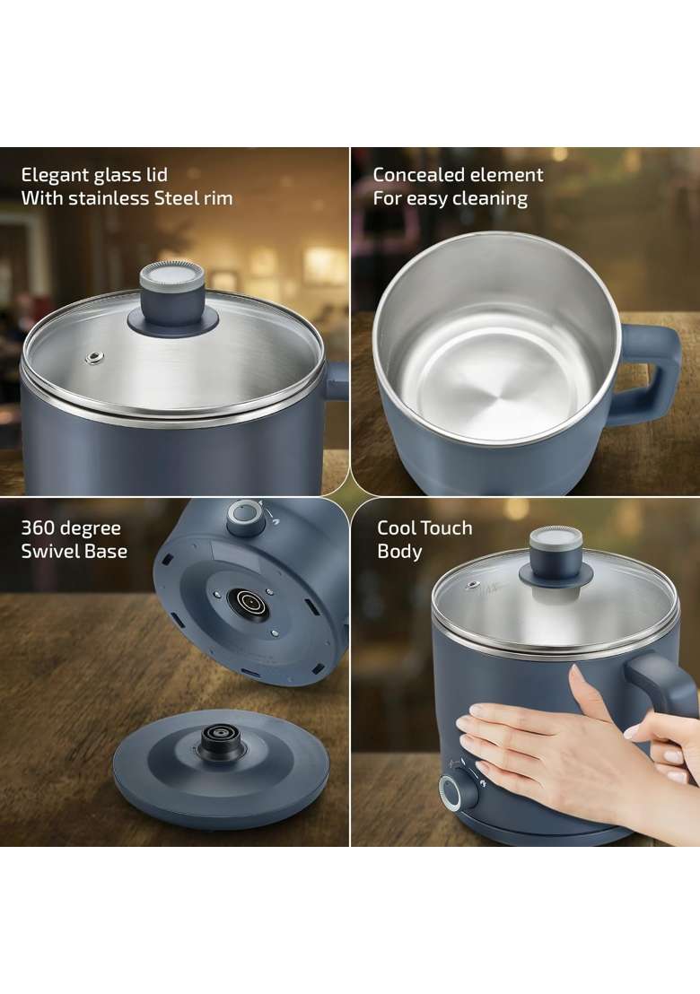 Prestige Multi-Cooker with Steamer and Egg Rack | 1.5 L | 1.6 Qt - Indya