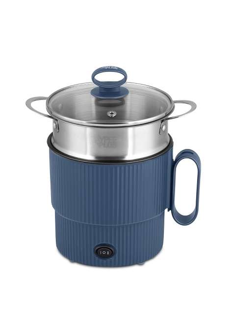 Jaypee Plus Steam and Cook Multi Purpose Electric Steamer for Cooking Instant Noodles | 1.2 L | 1.3 Qt | With Lid
