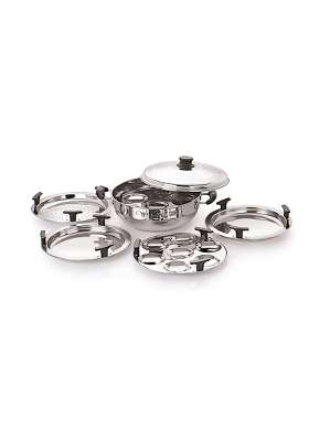 neelam Stainless Steel Multi Kadai Wok Big Induction Base | 3500 ml | 118.3 fl oz