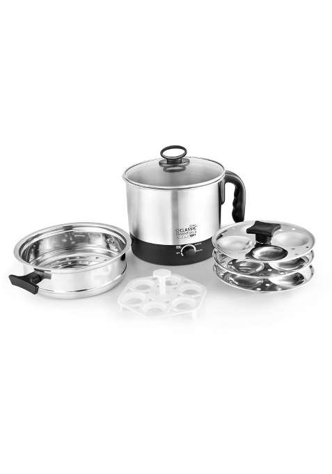 CLASSIC ESSENTIALS Electric Multi Kettle with Steamer | 1.5 L | 1.6 Qt