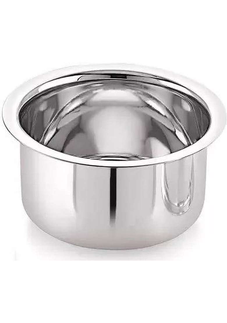 Sonanshi Stainless Steel Bhagona Patila with Lid Kitchen Cookware | 1.5 L | 1.6 Qt - Indya