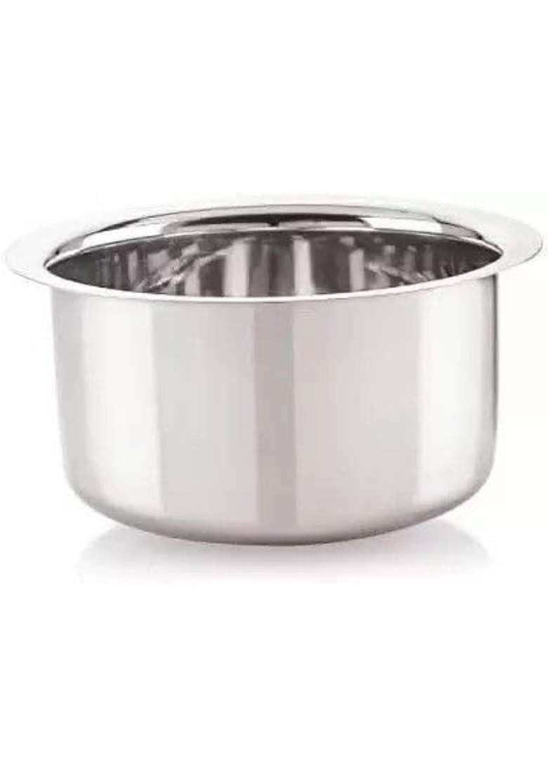 Sonanshi Stainless Steel Bhagona Patila with Lid Kitchen Cookware | 1.5 L | 1.6 Qt - Indya