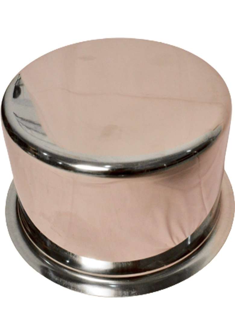 Super HK Products Sonanshi Aluminium Bhagona Tope with Lid for Kitchen Cooking | 2.5 L | 2.6 Qt - Indya