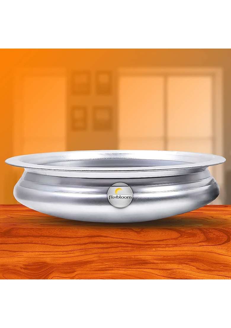 FLIXBLOOM Splendid Hard Anodised Induction Base Urli Uruli for Cooking | 1 L | 1.1 Qt - Indya