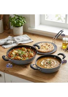 DOZY Iron-Rich Nonstick 3-Piece Cookware Combo | Induction Compatible