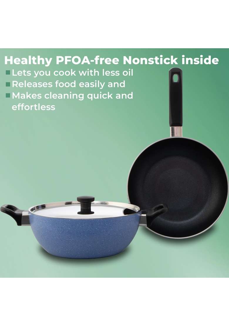 Hawkins 5-Piece Nonstick Quik Gift Set | Induction Compatible - Indya