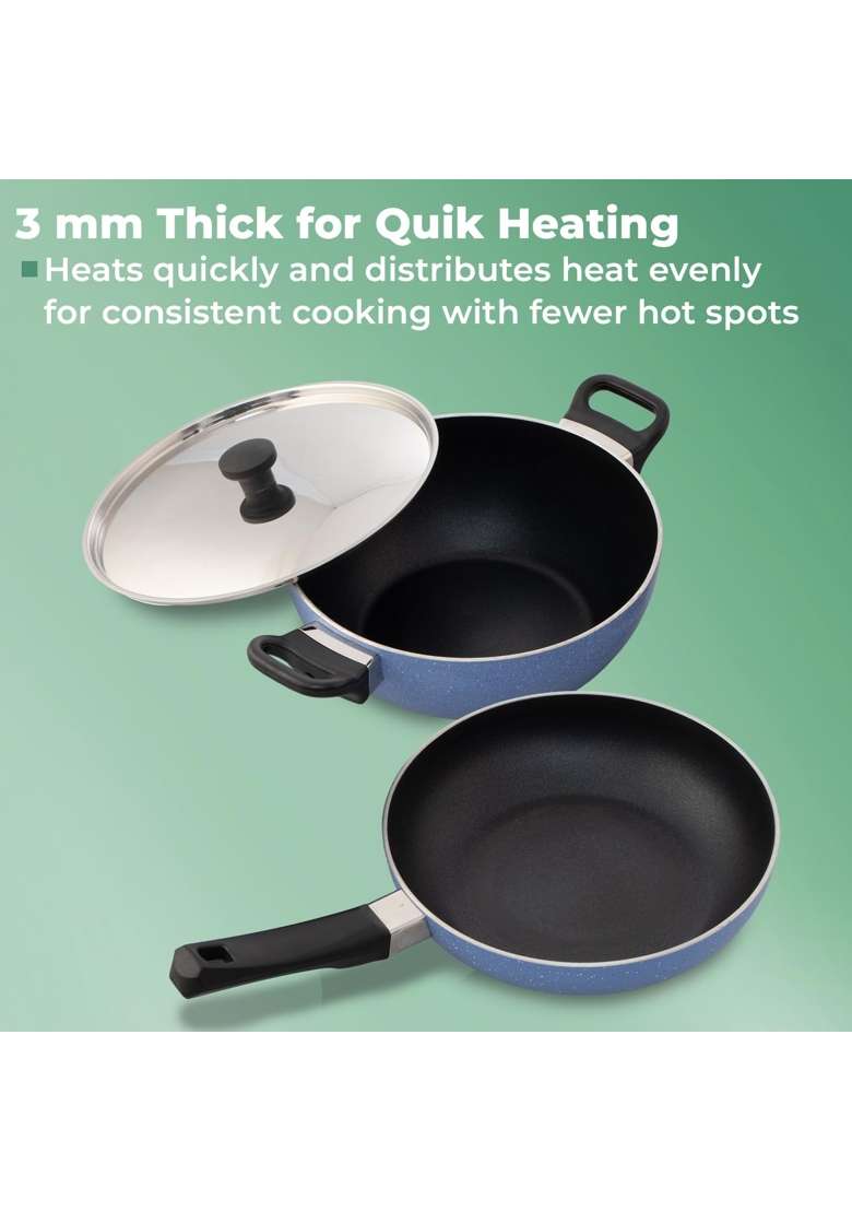 Hawkins 5-Piece Nonstick Quik Gift Set | Induction Compatible - Indya
