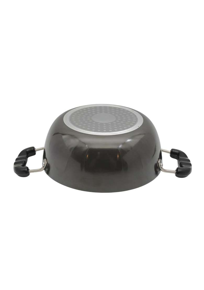 LAZYwindow Hard Anodised Cookware Set | 1.5 L | 1.6 Qt | Pack of 2 - Indya