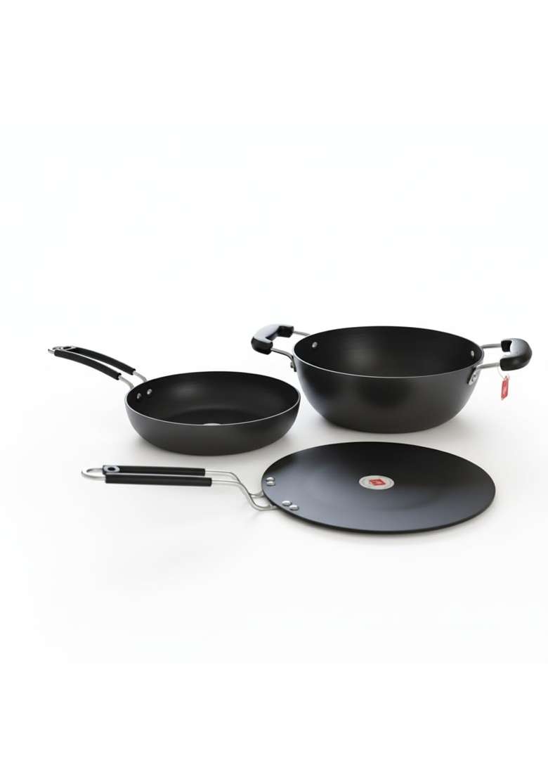 LAZYwindow Hard Anodized Cookware Set - Indya