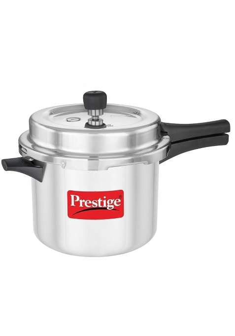 Prestige Aluminium Popular Svachh Outerlid Pressure Cooker | 5 L | 5.3 Qt