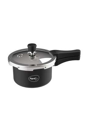 Pigeon Aluminium Hard Anodised Pressure Cooker Outer Lid with Induction Base | 1.5 L | 1.6 Qt