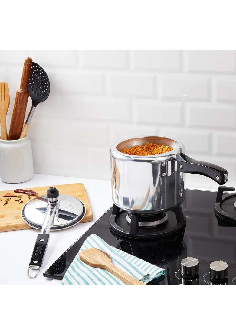 Solimo Amazon Brand Solimo | 3 L | 3.2 Qt | Induction Compatible - Indya