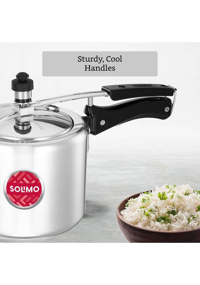 Solimo Amazon Brand Solimo | 3 L | 3.2 Qt | Induction Compatible - Indya