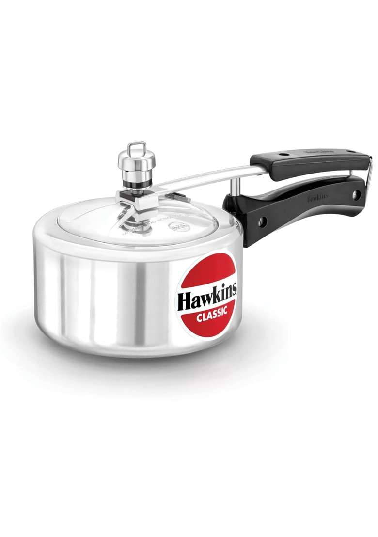 Hawkins Classic Aluminium Pressure Cooker | 1.5 L | 1.6 Qt - Indya