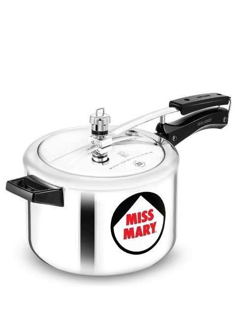Hawkins Miss Mary Aluminium Pressure Cooker | 5 L | 5.3 Qt