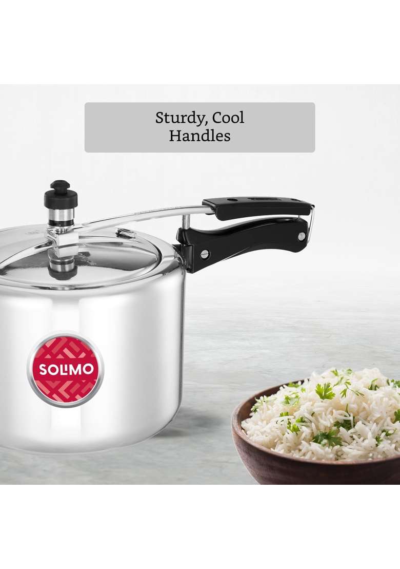 Solimo Amazon Brand Solimo | 5 L | 5.3 Qt | Induction Compatible - Indya