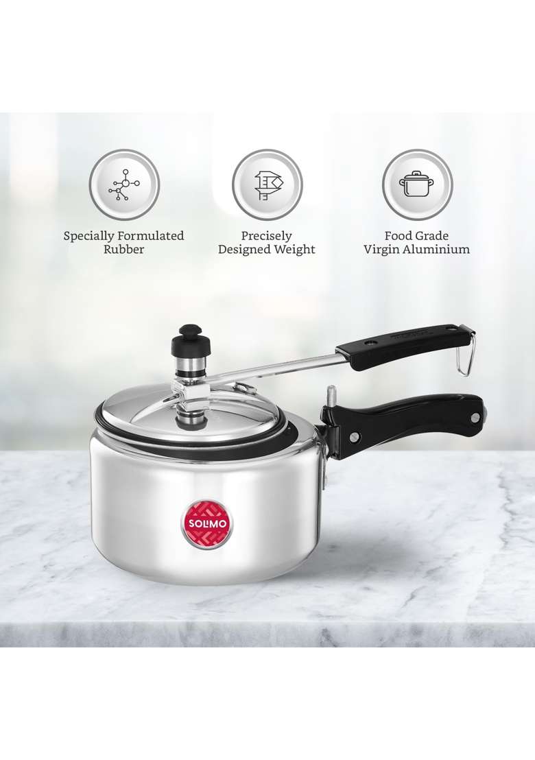 Solimo Amazon Brand Solimo | 2 L | 2.1 Qt | Induction Compatible - Indya