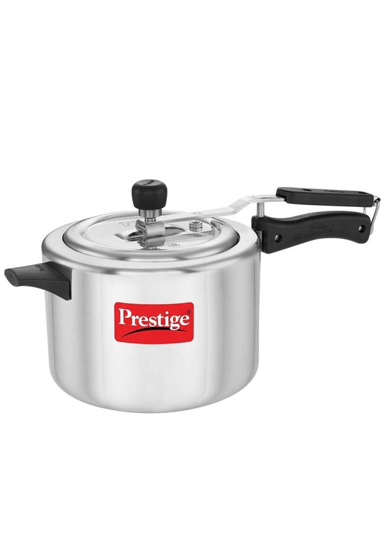 Prestige Aluminium Nakshatra Svachh Innerlid Pressure Cooker | 5 L | 5.3 Qt - Indya