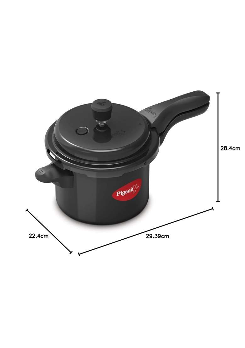 Pigeon By Stovekraft Titanium Outer Lid Pressure Cooker | 3 L | 3.2 Qt - Indya