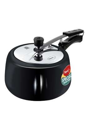 Pigeon By Stovekraft Hard Anodised Aluminium Inner Lid Cooker | 3 L | 3.2 Qt | Induction Compatible
