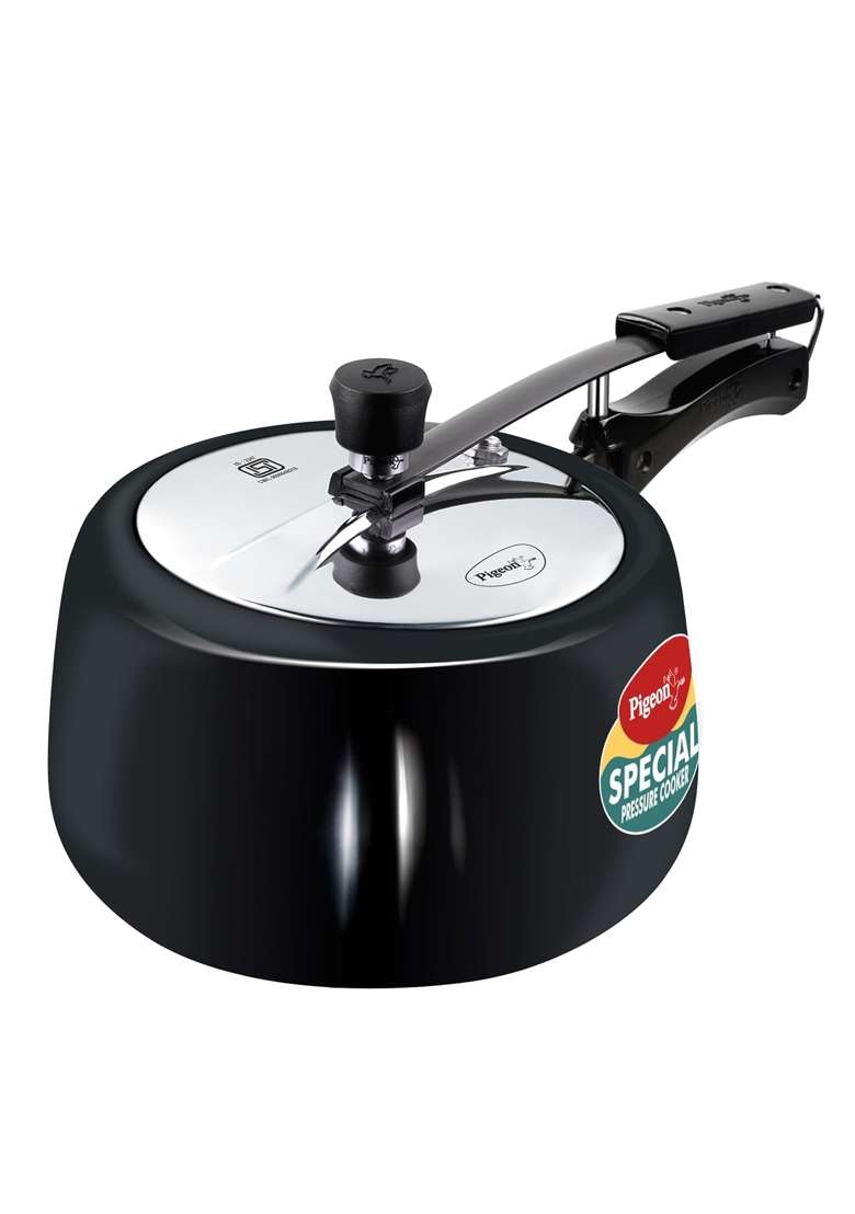 Pigeon By Stovekraft Hard Anodised Aluminium Inner Lid Cooker | 3 L | 3.2 Qt | Induction Compatible - Indya