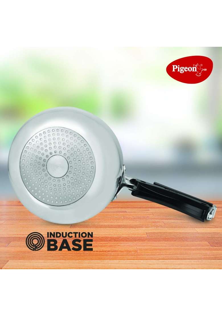 Pigeon Aluminium Pressure Cooker Inner Lid with Induction Base | 2 L | 2.1 Qt - Indya