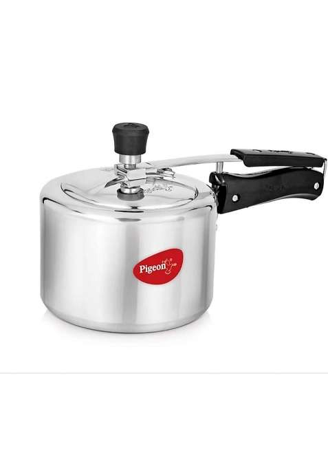 Pigeon Storm Aluminium Innner Lid Pressure Cooker Induction and Gas Stove Compatible | 3 L | 3.2 Qt