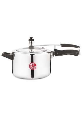 GLOBE Brio Aluminium Inner Lid Pressure Cooker | 5 L | 5.3 Qt