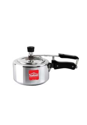 SUMMIT Inner Lid Induction Base Supreme Aluminium Pressure Cooker | 1 L | 1.1 Qt