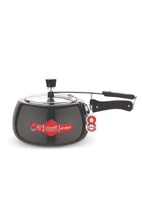 CLASSIC ESSENTIALS Hard Anodised Inner Lid Aluminium Pressure Cooker | 3 L | 3.2 Qt | Induction Compatible