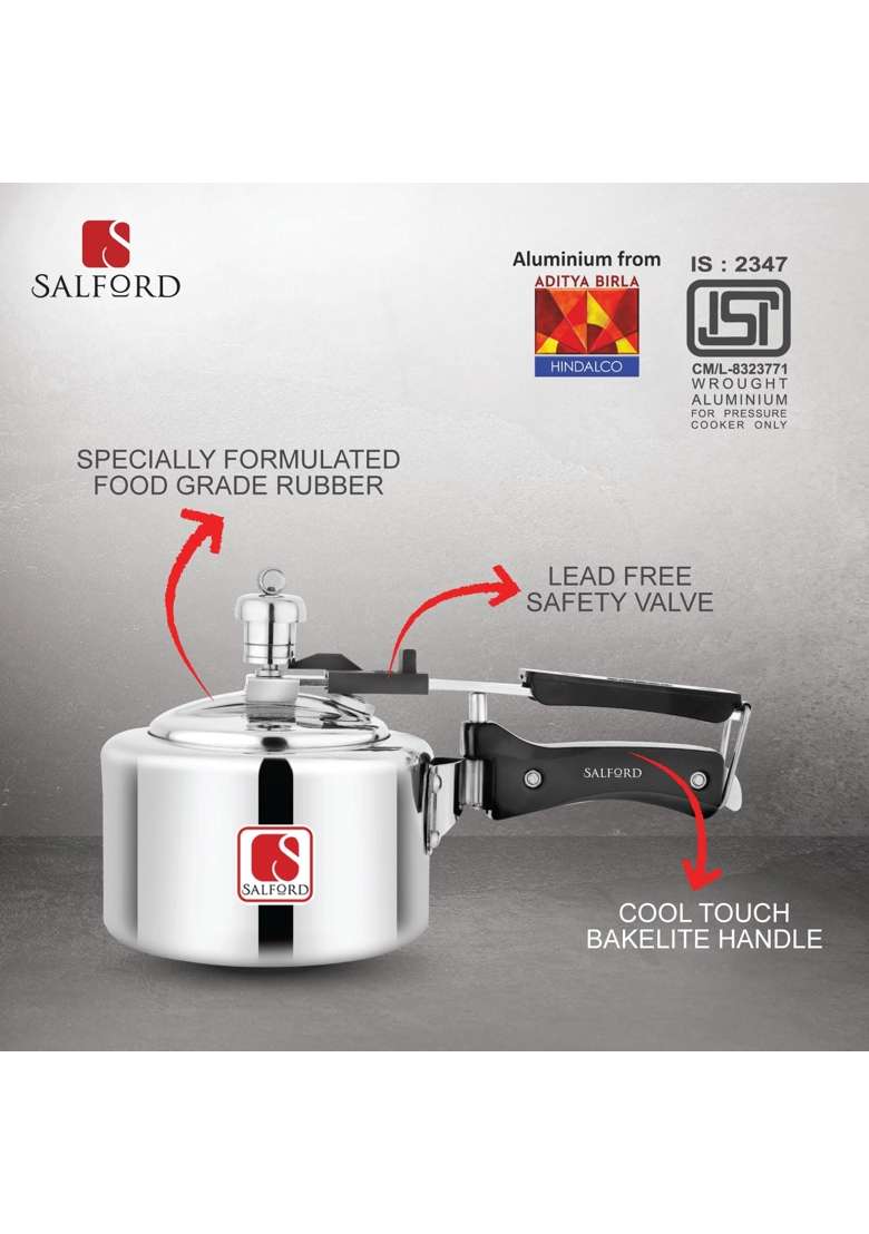 SALFORD Pressure Cooker Inner Lid | 1 L | 1.1 Qt | Induction Compatible - Indya