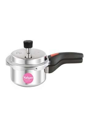 KALYAN Outerlid Induction Base Pink Series Aluminium Pressure Cooker | 1.5 L | 1.6 Qt
