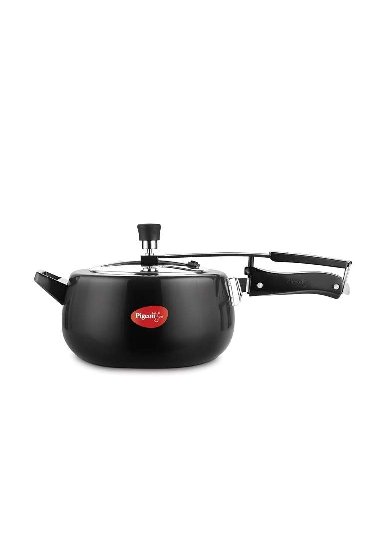 Pigeon By Stovekraft Amelia Amelia Induction Base Aluminium Inner Lid Pressure Cooker | 5 L | 5.3 Qt - Indya