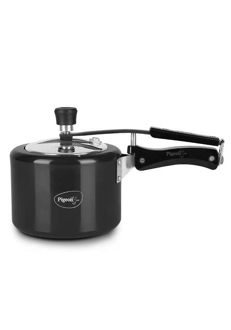 Pigeon By Stovekraft Titanium Induction Base Inner Lid Hard Anodised Aluminium | 3 L | 3.2 Qt