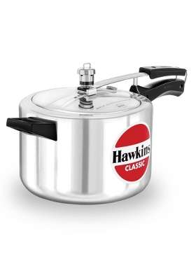 Hawkins Classic Aluminium Inner Lid Pressure Cooker | 5 L | 5.3 Qt